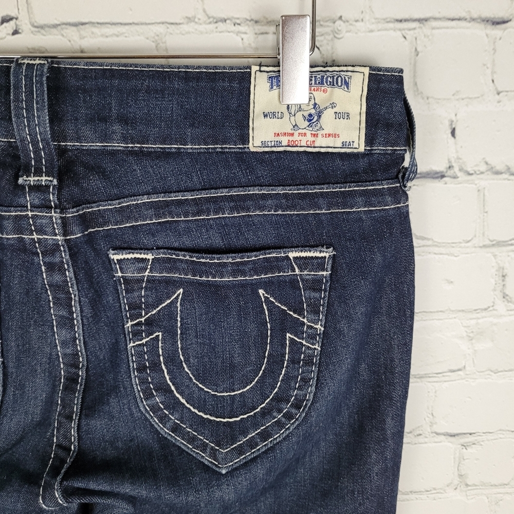 TRUE RELIGION | bootcut dark wash jeans